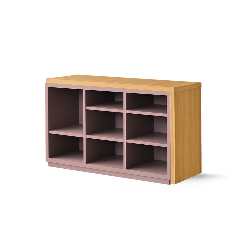 Bureau étagère mural en bois marron