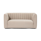 Canapé en tissu 2 places beige