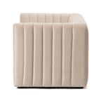 Canapé en tissu 2 places beige