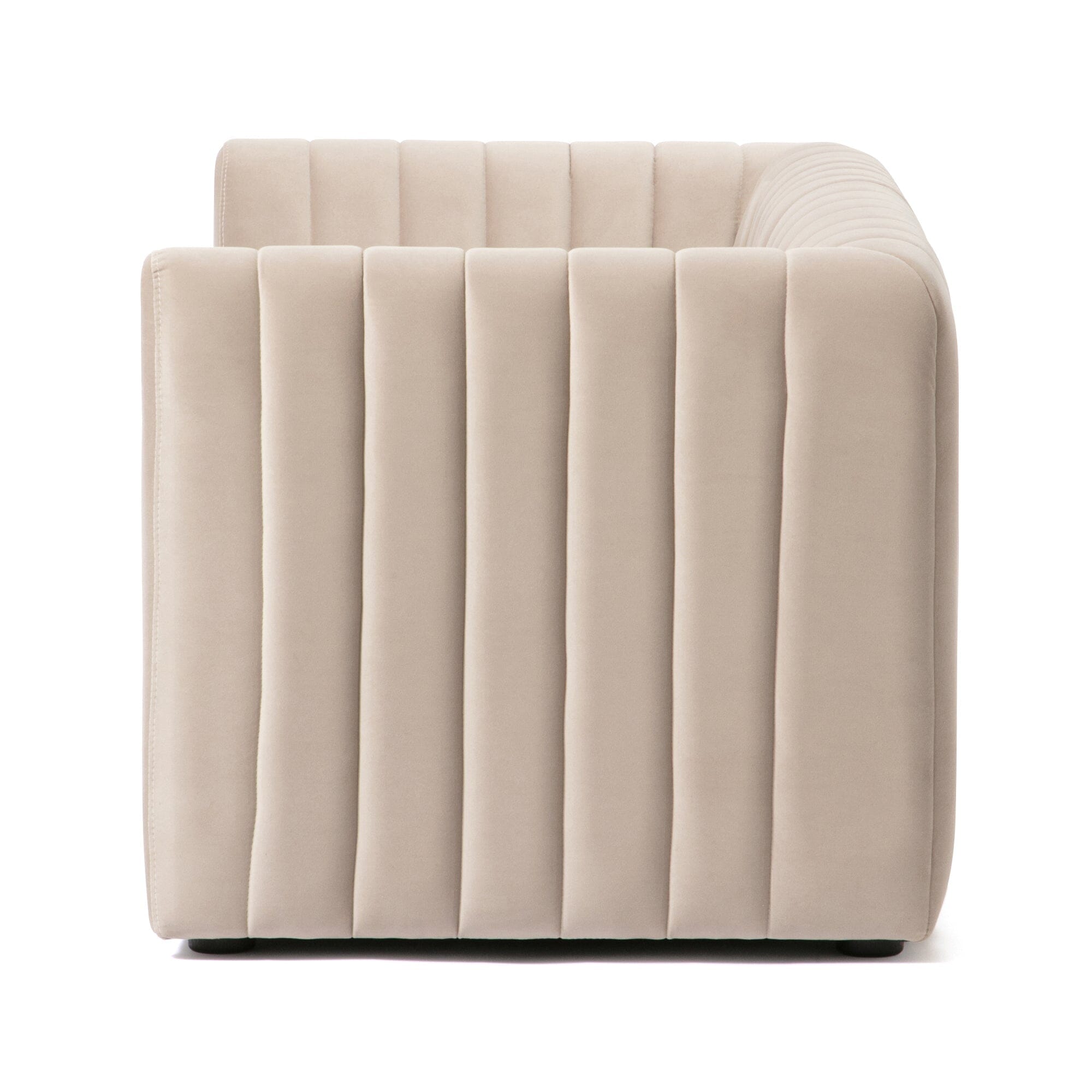 Canapé en tissu 2 places beige