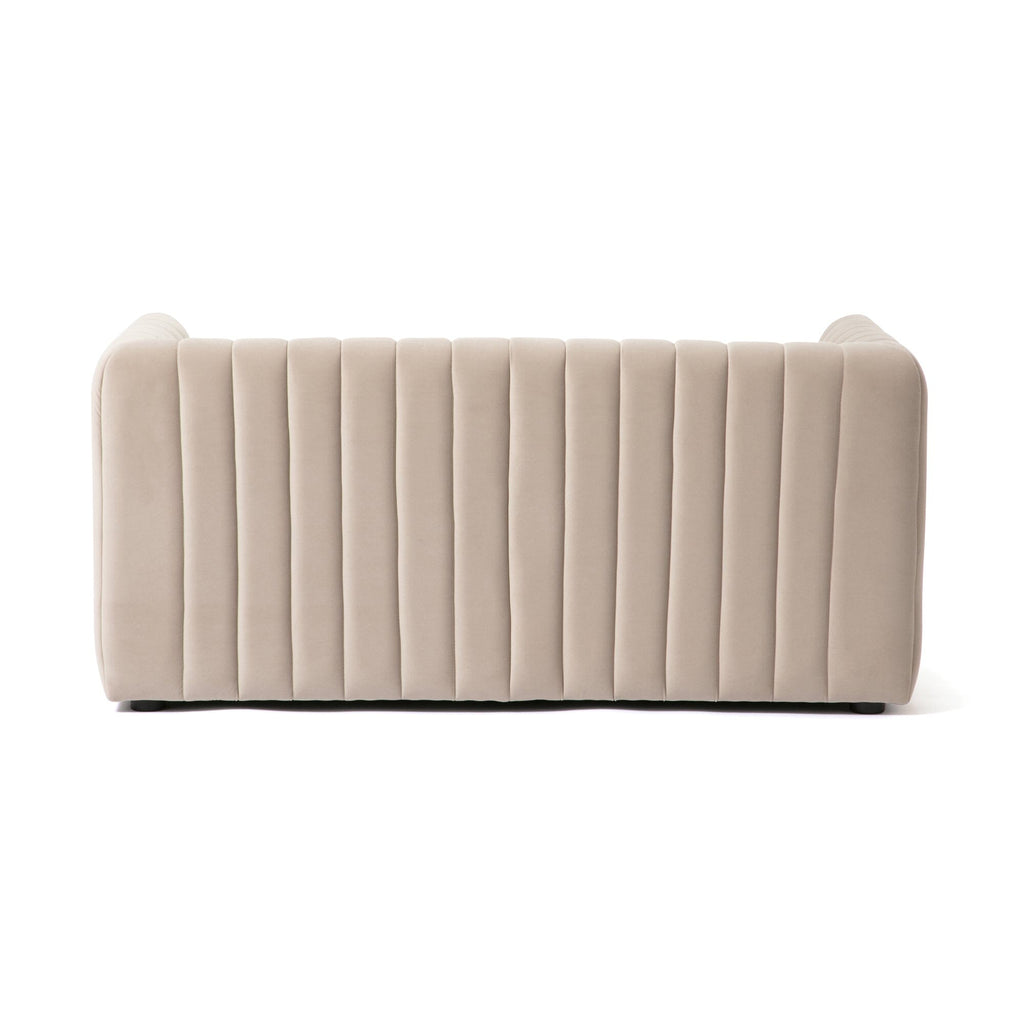 Canapé en tissu 2 places beige