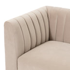Canapé en tissu 2 places beige