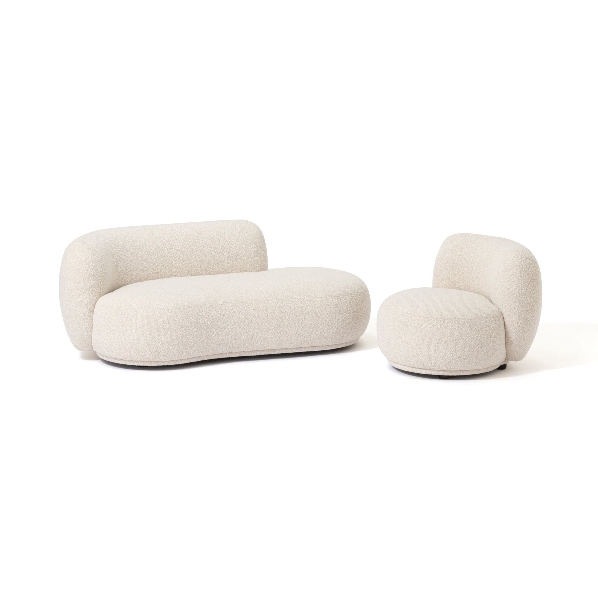 Fauteuil d'appoint individuel blanc