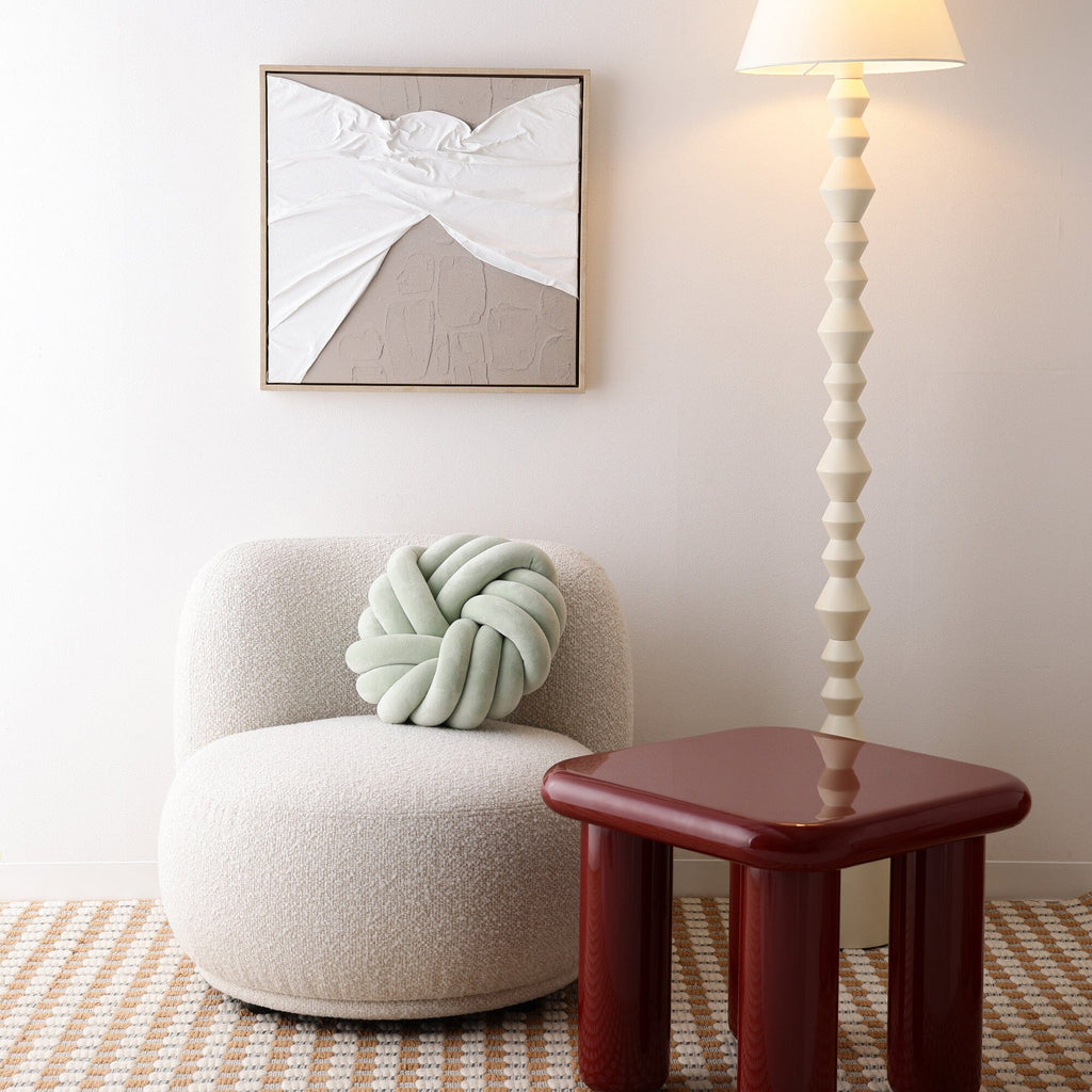 Fauteuil d'appoint individuel blanc