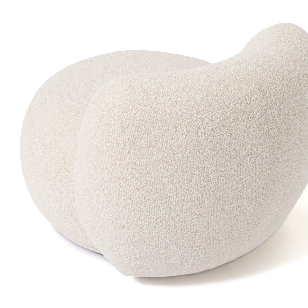 Fauteuil d'appoint individuel blanc