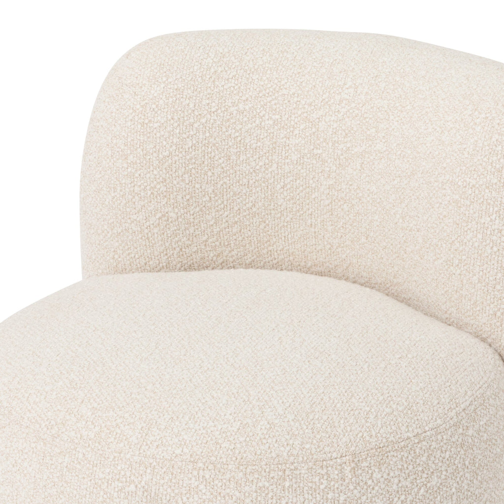 Fauteuil d'appoint individuel blanc