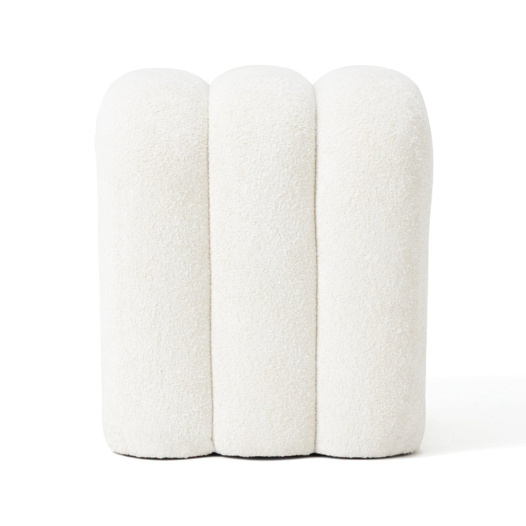 Tabouret rond blanc