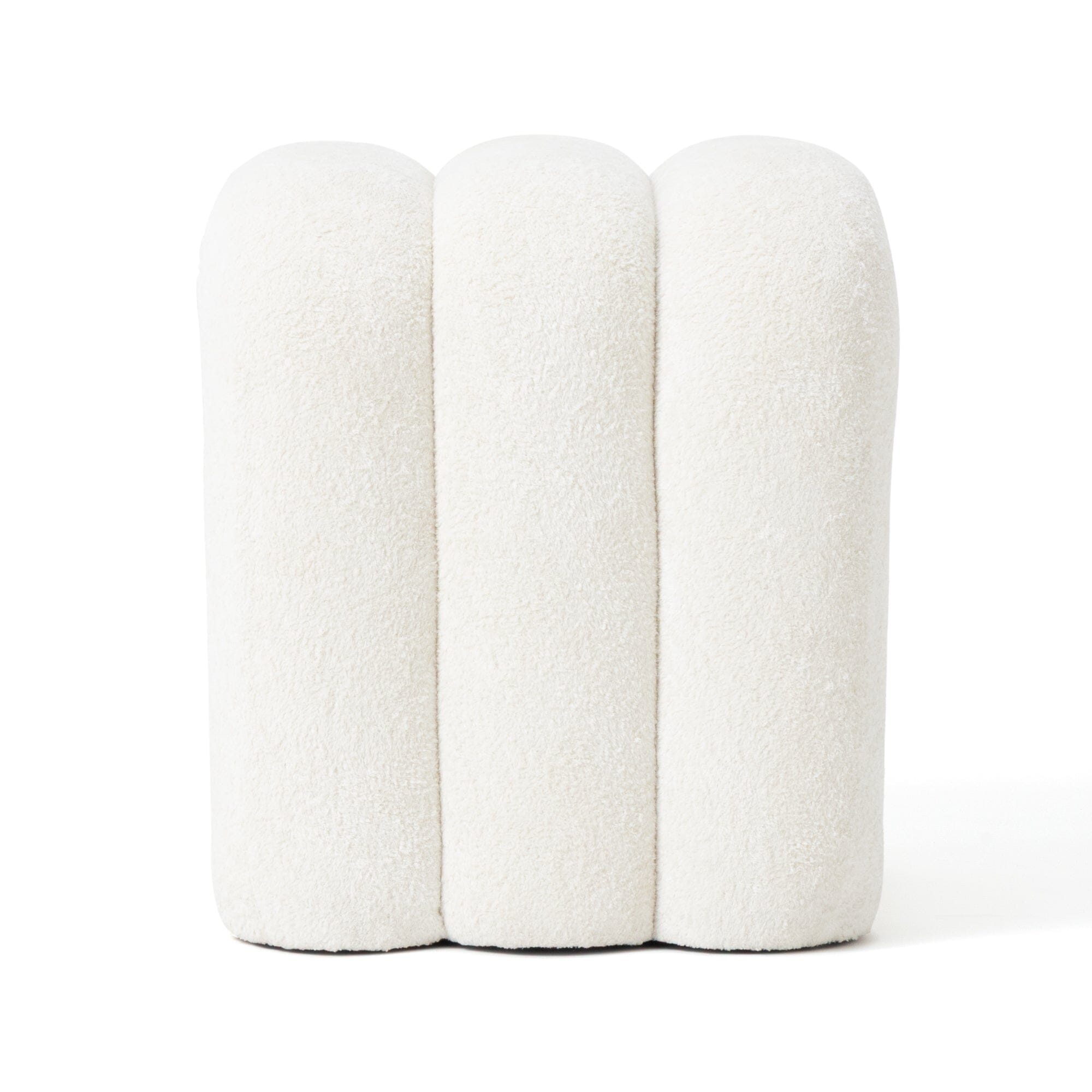 Tabouret rond blanc
