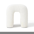 Tabouret rond blanc