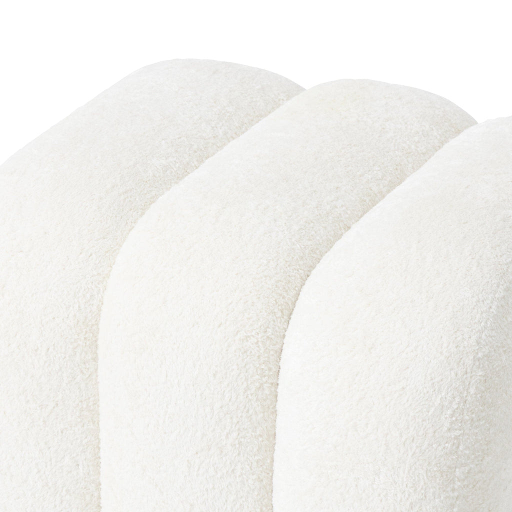 Tabouret rond blanc