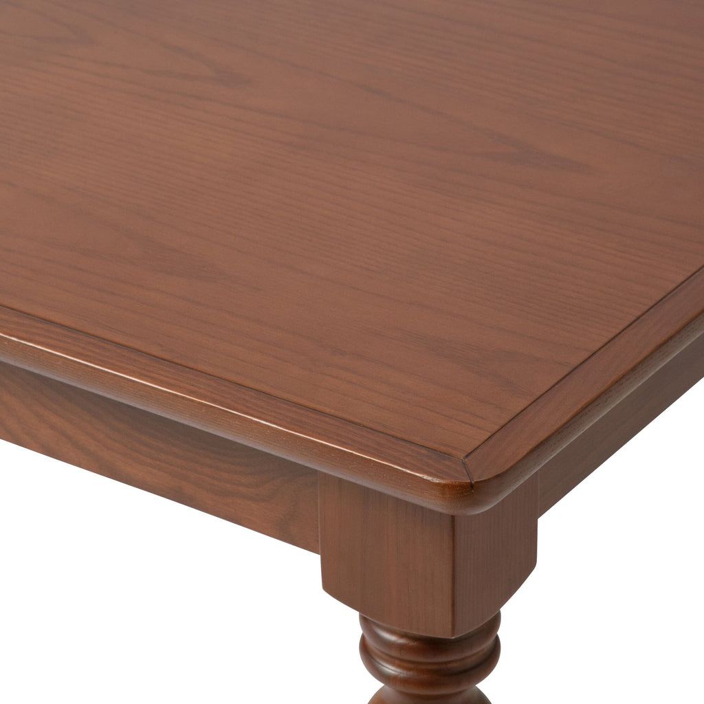Table de salle à manger ton bois brun