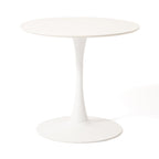 Table à manger ronde Tulipe blanche