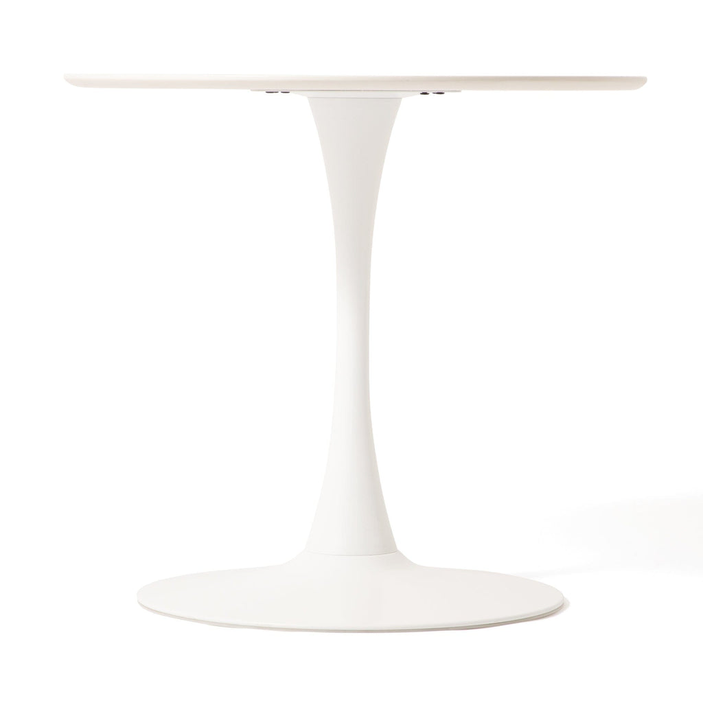 Table à manger ronde Tulipe blanche