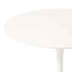 Table à manger ronde Tulipe blanche