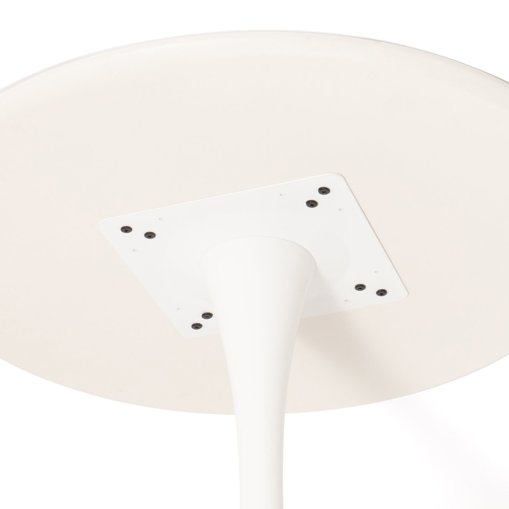 Table à manger ronde Tulipe blanche
