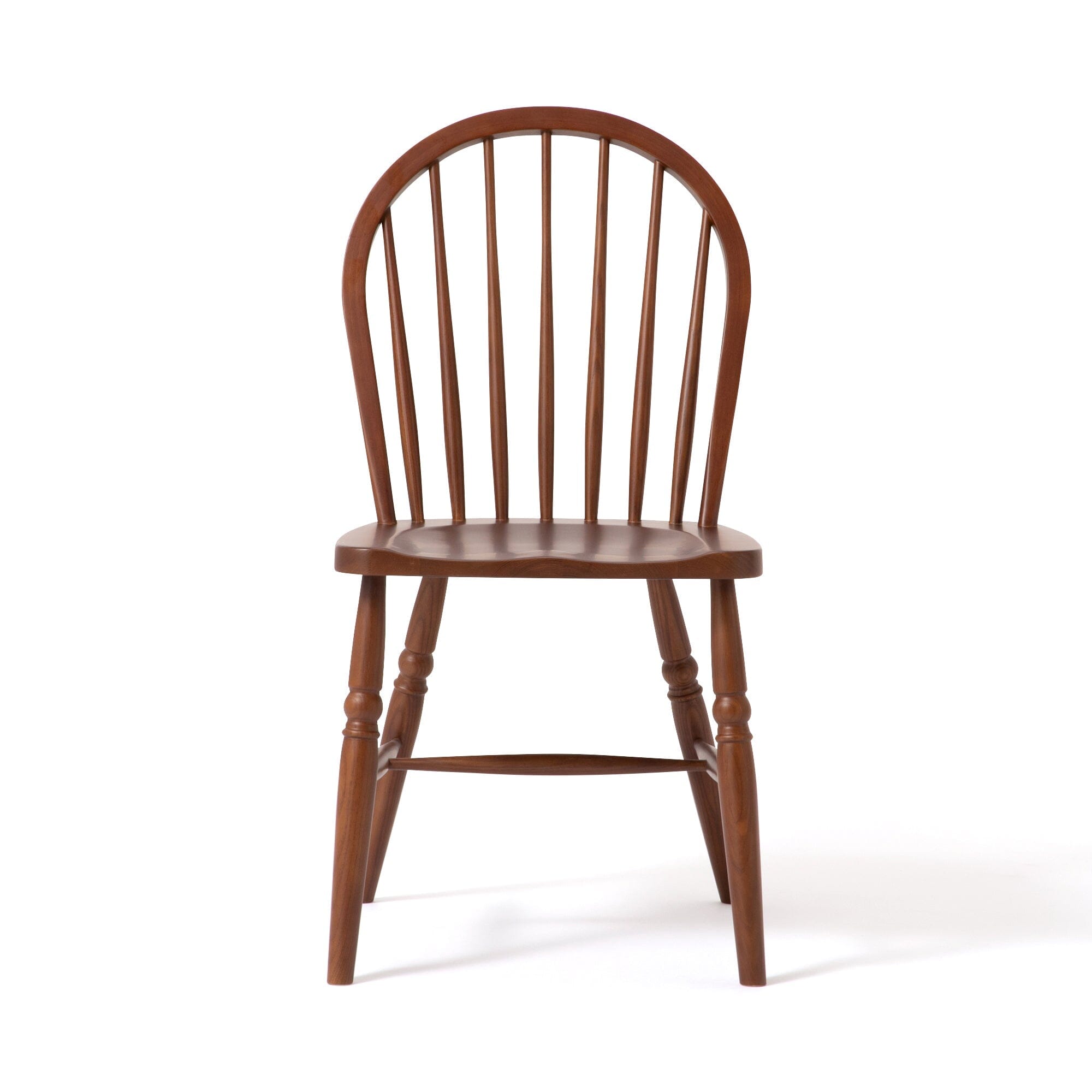 Chaise de salle à manger en bois brun