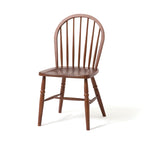 Chaise de salle à manger en bois brun