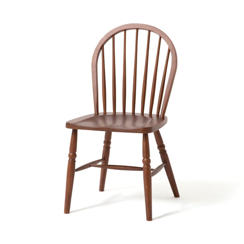 Chaise de salle à manger en bois brun