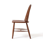 Chaise de salle à manger en bois brun
