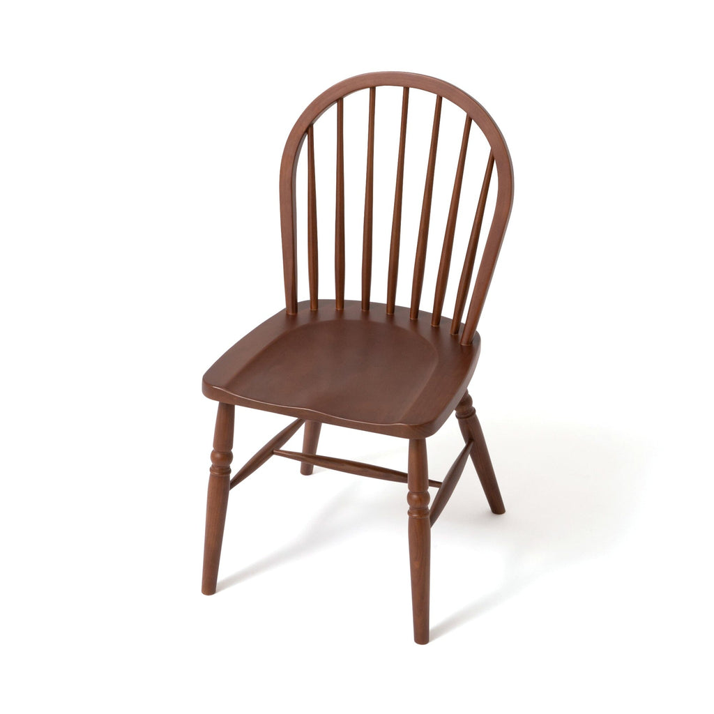 Chaise de salle à manger en bois brun