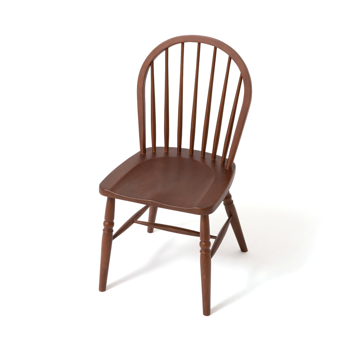 Chaise de salle à manger en bois brun