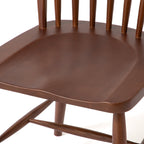 Chaise de salle à manger en bois brun