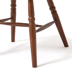 Chaise de salle à manger en bois brun
