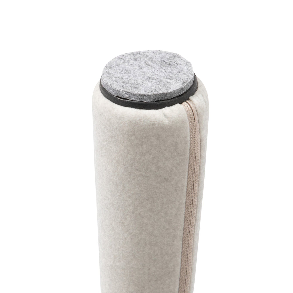 Chaise d'appoint rembourrée Oreille de lapin blanc