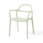 Fauteuil d'appoint rembourré vert clair