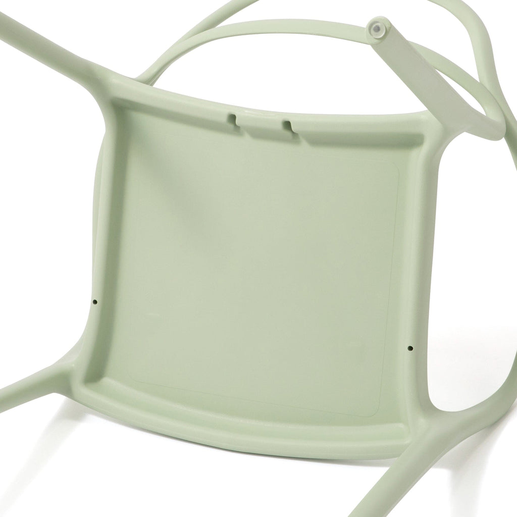 Fauteuil d'appoint rembourré vert clair
