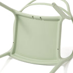 Fauteuil d'appoint rembourré vert clair