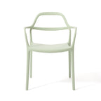 Fauteuil d'appoint rembourré vert clair