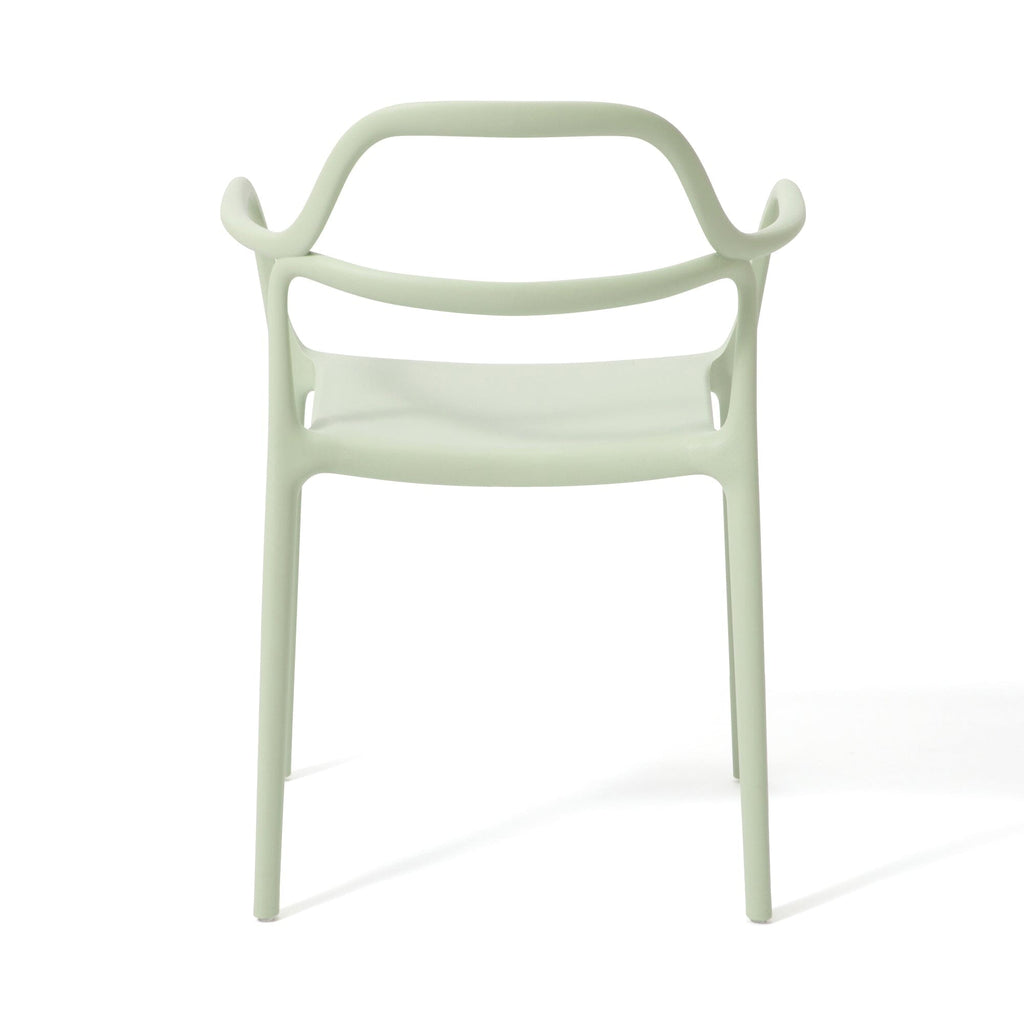 Fauteuil d'appoint rembourré vert clair