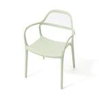 Fauteuil d'appoint rembourré vert clair