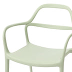 Fauteuil d'appoint rembourré vert clair