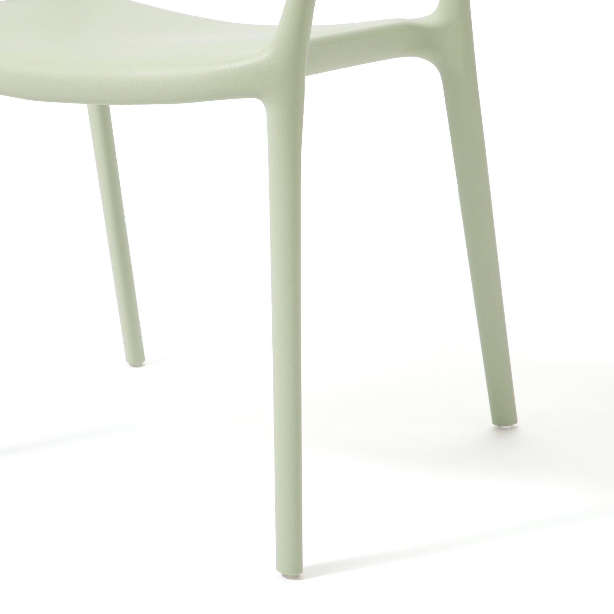 Fauteuil d'appoint rembourré vert clair