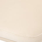 Fauteuil d'appoint rembourré ivoire
