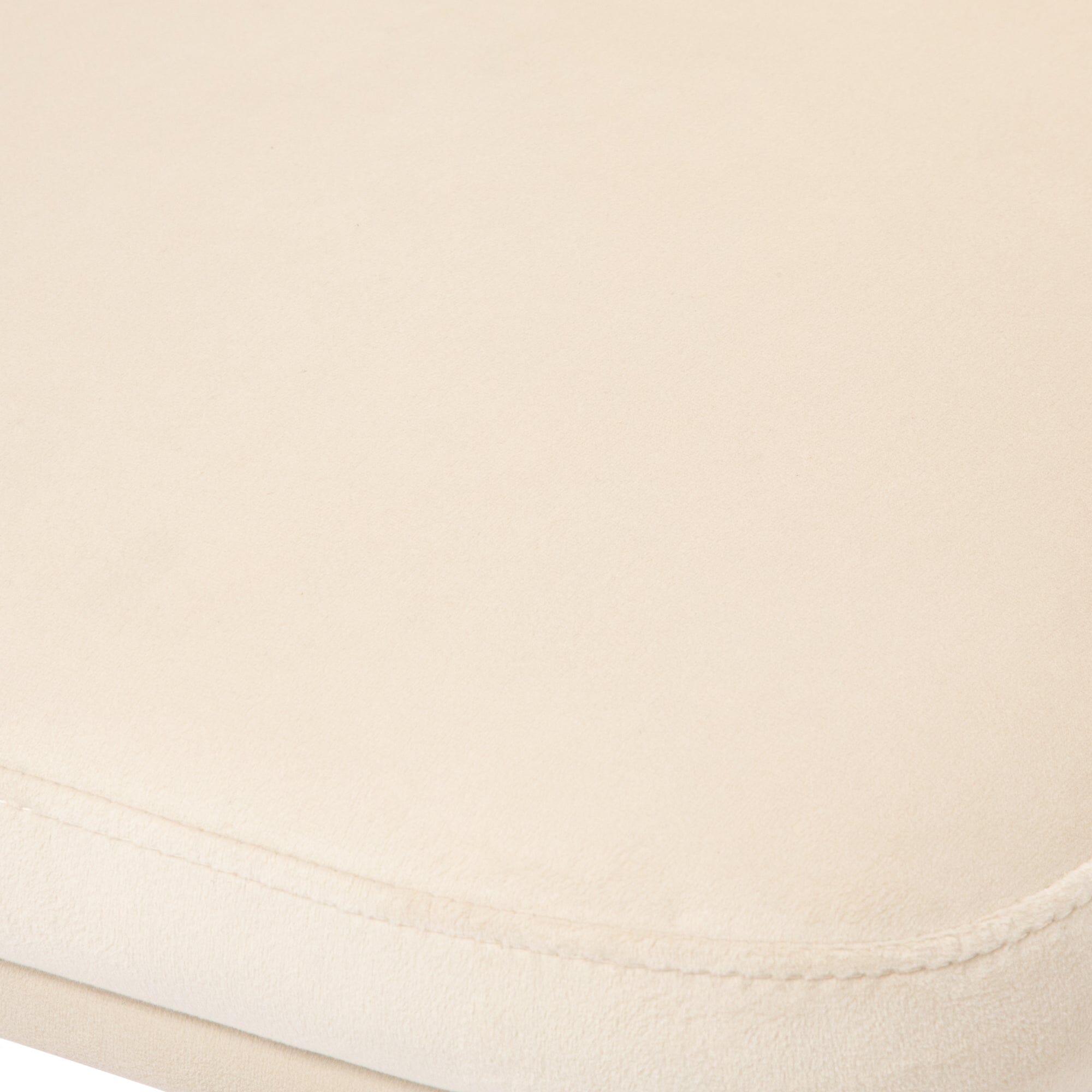 Fauteuil d'appoint rembourré ivoire