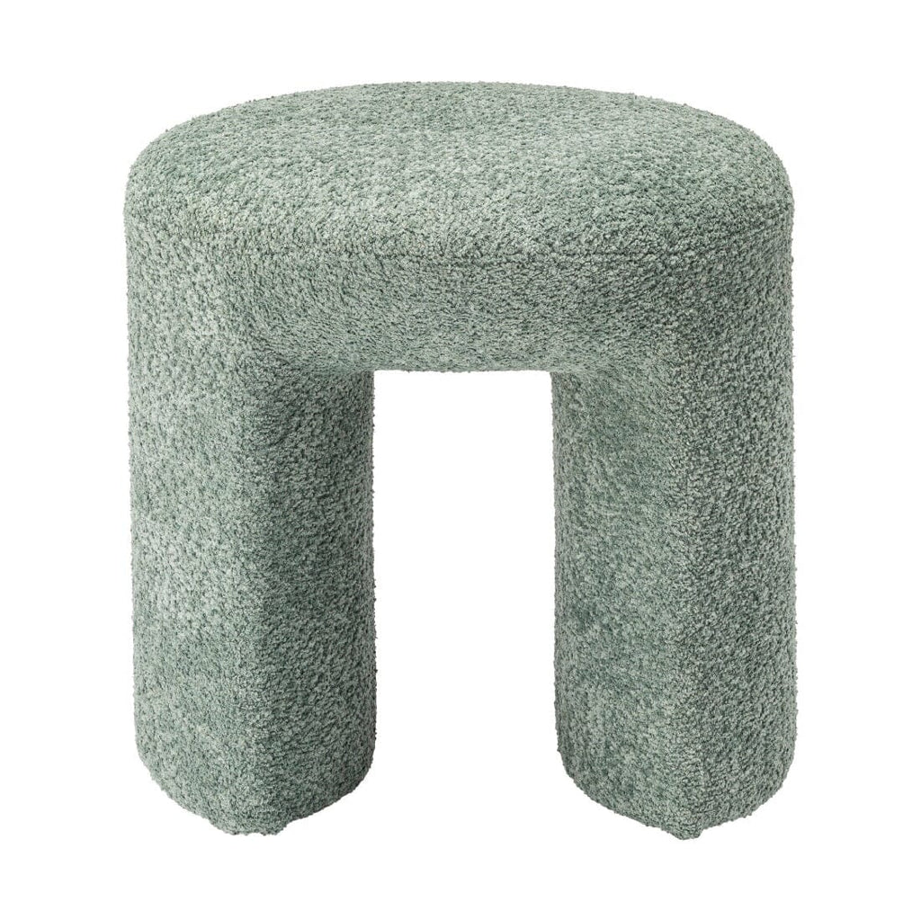 Tabouret rembourré vert