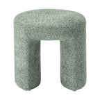 Tabouret rembourré vert