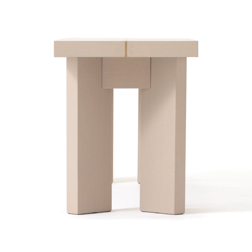 Banc en bois massif naturel