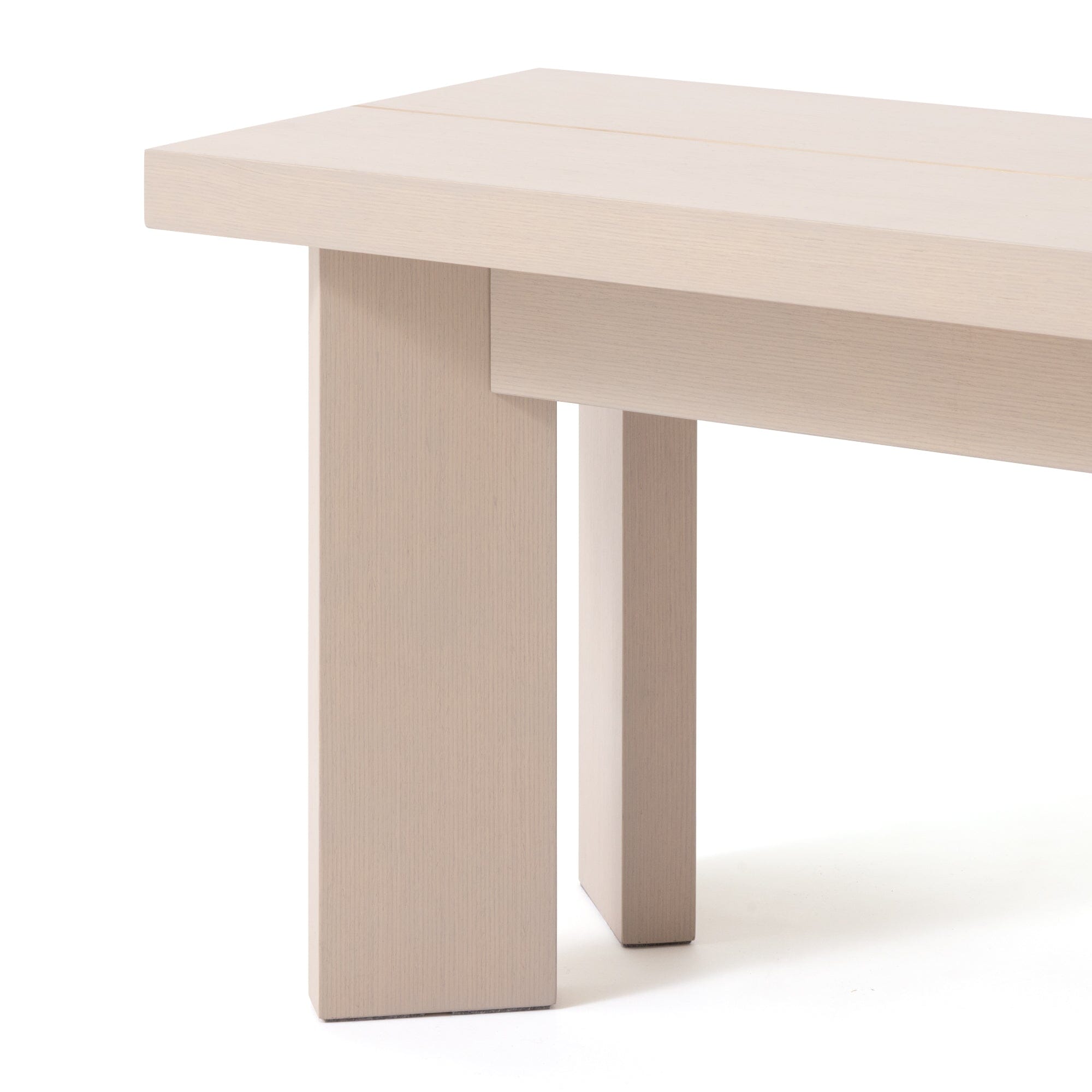 Banc en bois massif naturel