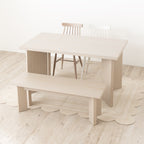 Chaise de salle à manger en bois naturel