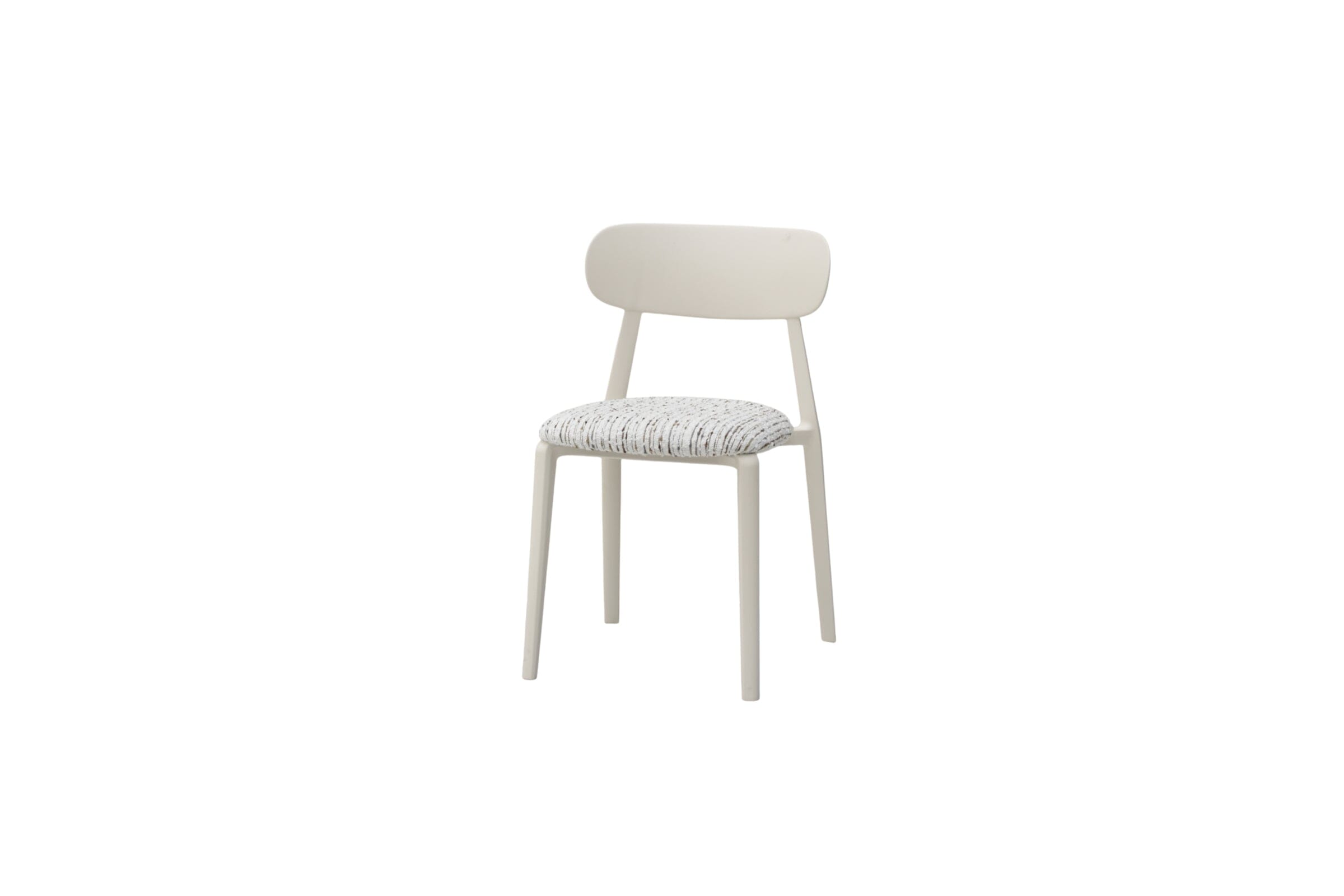 Fauteuil d'appoint rembourré blanc