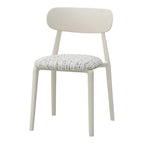 Fauteuil d'appoint rembourré blanc