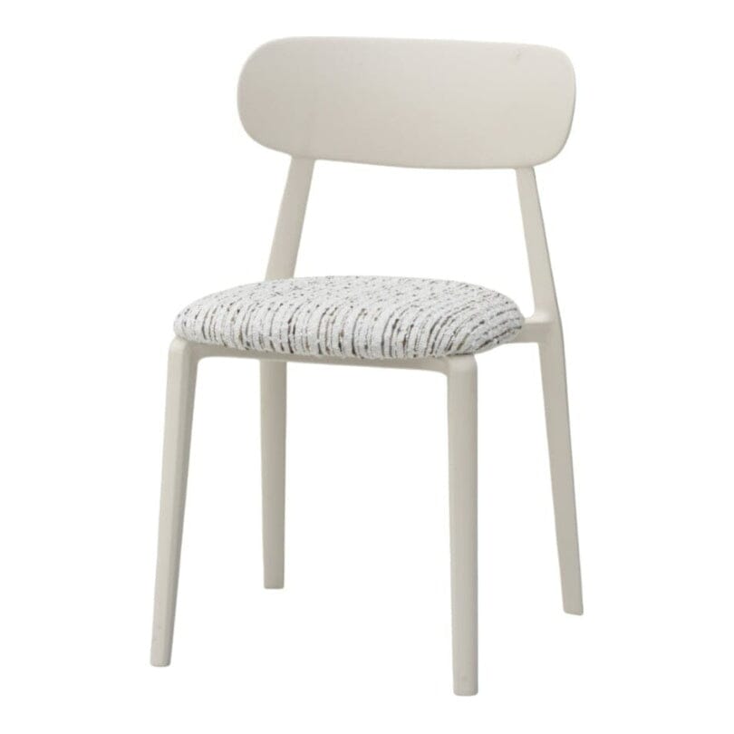 Fauteuil d'appoint rembourré blanc