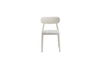 Fauteuil d'appoint rembourré blanc