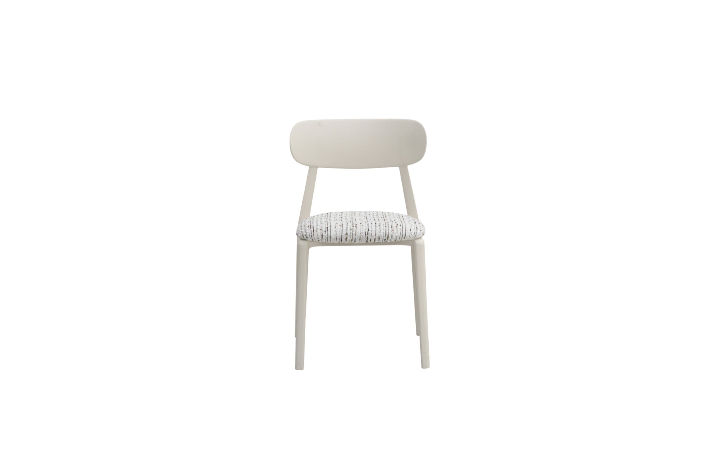 Fauteuil d'appoint rembourré blanc