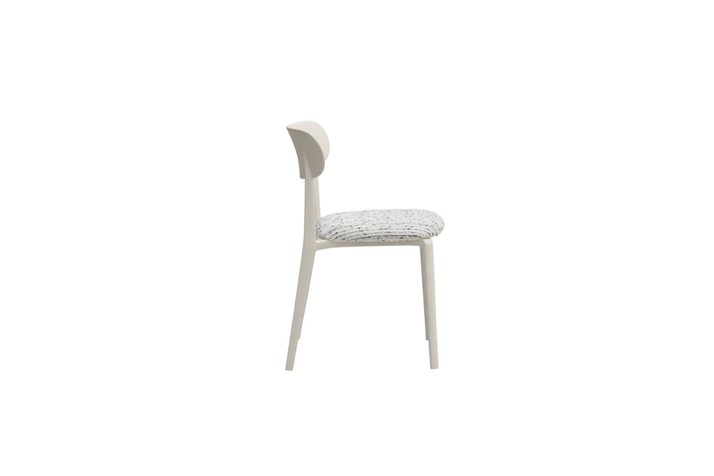 Fauteuil d'appoint rembourré blanc