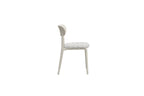 Fauteuil d'appoint rembourré blanc